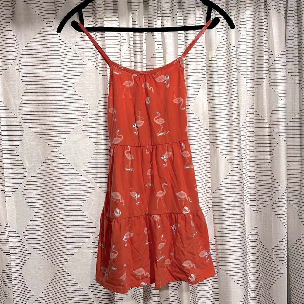 Girls flamingo sun dress